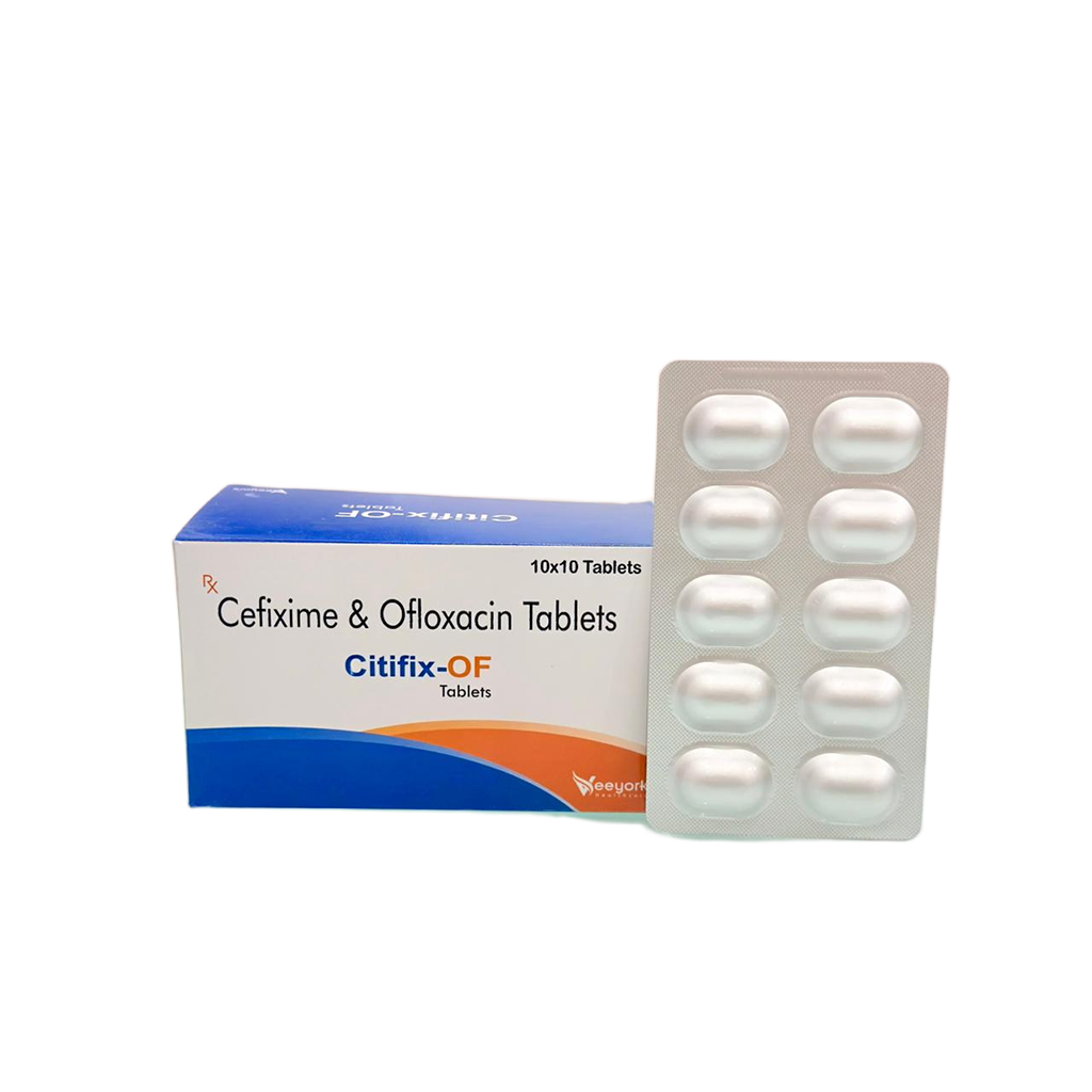 Citifix OF Tab | Cefixime & Ofloxacin Tablets | Main Image