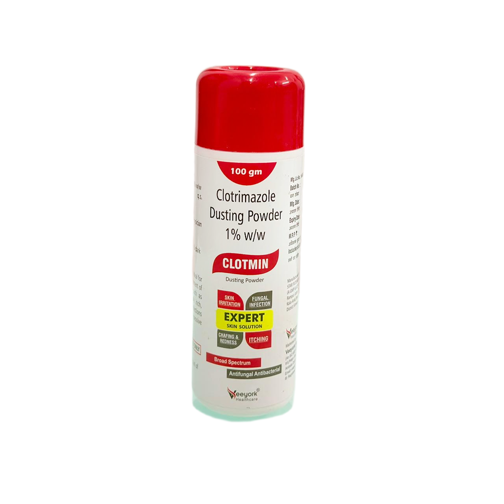 Clotmin | Clotrimazole Dusting Powder 1% w/w | Main Image