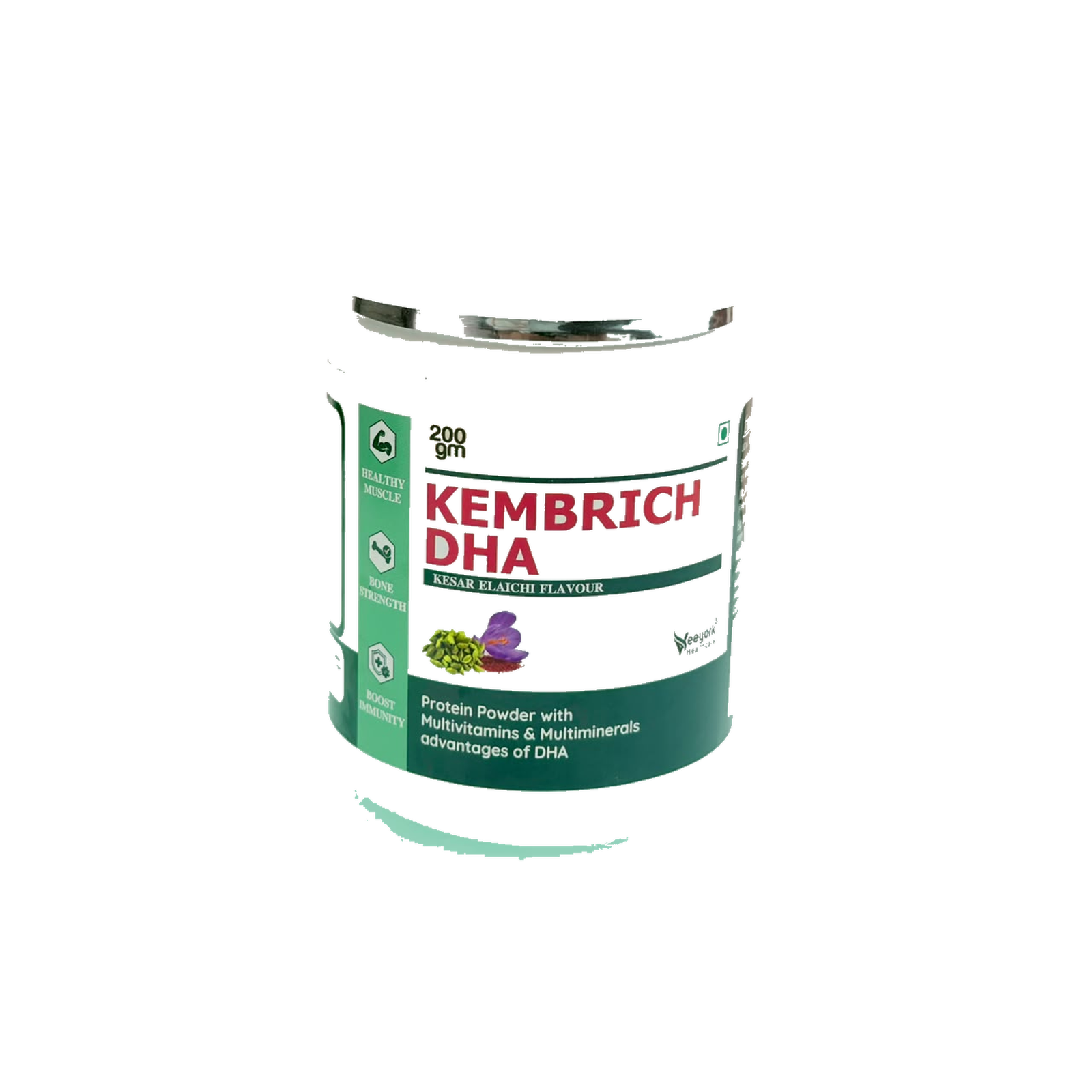 Kembrich DHA Protein Powder – Kesar Elaichi Flavour